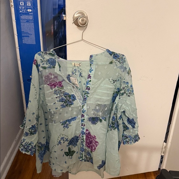 Free People Hey Lover Printed Sleep Shirt NWT - Picture 4 of 6